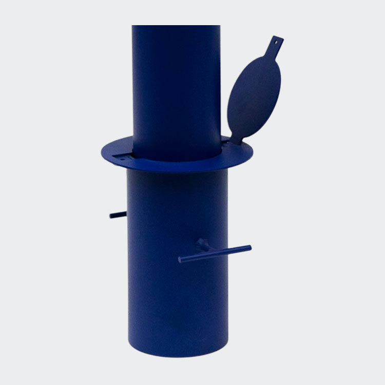 Lockable Retractable Bollard - Manual Parking Security Post