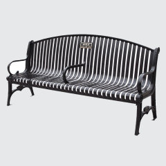 Cast Iron Park Bench - Heavy Duty Outdoor Commercial