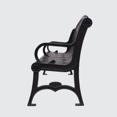 Cast Iron Park Bench - Heavy Duty Outdoor Commercial