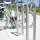 Cast Aluminum Bike Rack - Corrosion-Resistant Outdoor Stand for Public Spaces