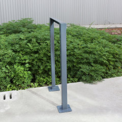 Square Bike Rack - Heavy-Duty Anti-Theft Square Stand for Two Bikes