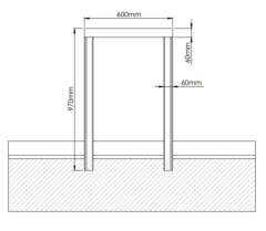 Square Bike Rack - Heavy-Duty Anti-Theft Square Stand for Two Bikes