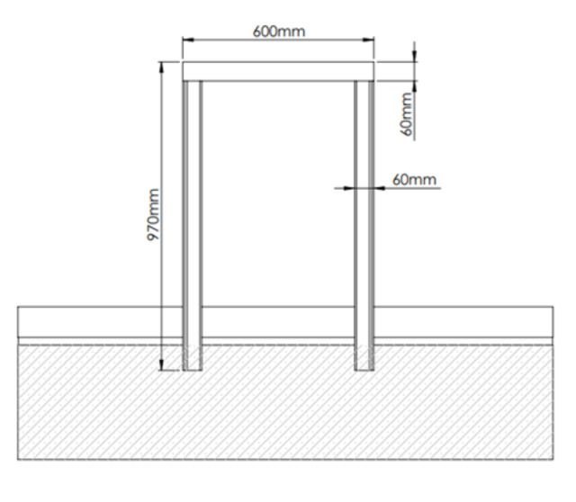 Square Bike Rack - Heavy-Duty Anti-Theft Square Stand for Two Bikes