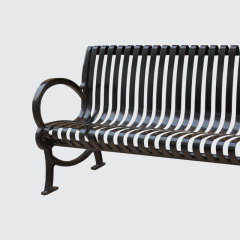 Cast Iron Park Bench – Heavy-Duty Outdoor Seating Arlau