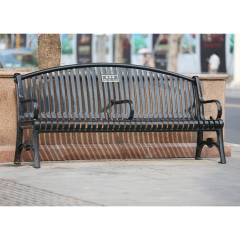 Cast Iron Park Bench - Heavy Duty Outdoor Commercial