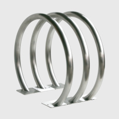 304 Stainless Steel Corrosion-Resistant Round Bicycle Rack
