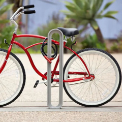 Cast Aluminum Bike Rack - Corrosion-Resistant Outdoor Stand for Public Spaces