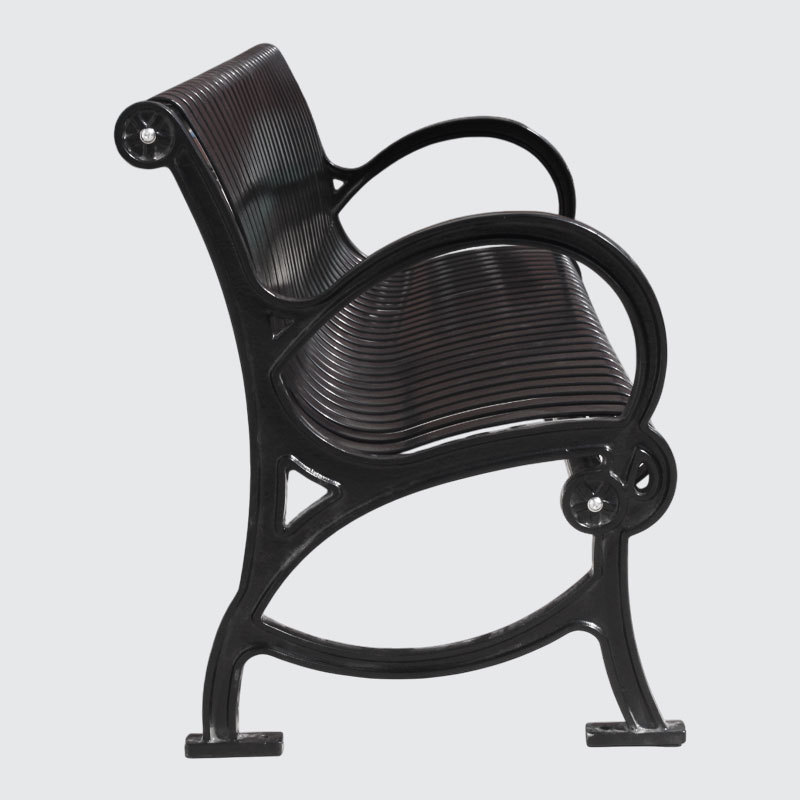 Cast Iron Park Bench – Heavy-Duty Outdoor Seating Arlau