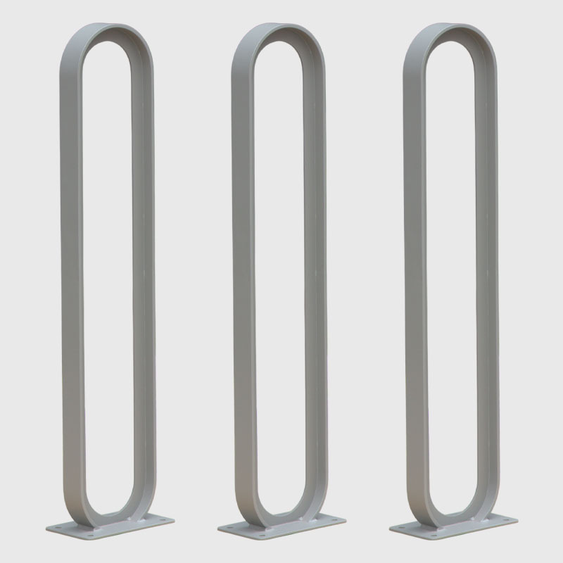 Cast Aluminum Bike Rack - Corrosion-Resistant Outdoor Stand for Public Spaces