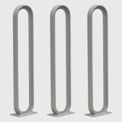 Cast Aluminum Bike Rack - Corrosion-Resistant Outdoor Stand for Public Spaces