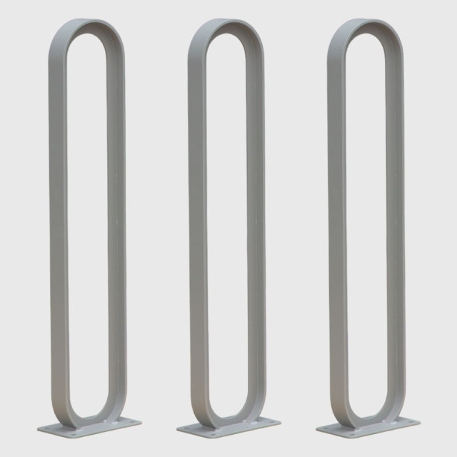 Cast Aluminum Bike Rack - Corrosion-Resistant Outdoor Stand for Public Spaces