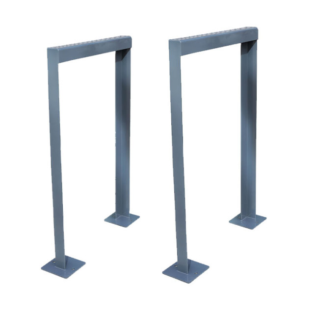 Square Bike Rack - Heavy-Duty Anti-Theft Square Stand for Two Bikes