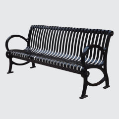 Cast Iron Park Bench – Heavy-Duty Outdoor Seating Arlau