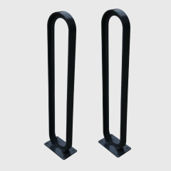 Cast Aluminum Bike Rack - Corrosion-Resistant Outdoor Stand for Public Spaces