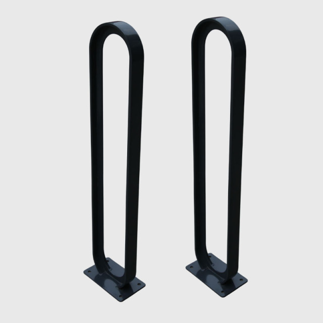 Cast Aluminum Bike Rack - Corrosion-Resistant Outdoor Stand for Public Spaces