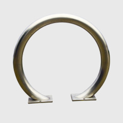 304 Stainless Steel Corrosion-Resistant Round Bicycle Rack