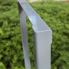 Square Bike Rack - Heavy-Duty Anti-Theft Square Stand for Two Bikes