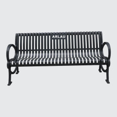 Cast Iron Park Bench – Heavy-Duty Outdoor Seating Arlau