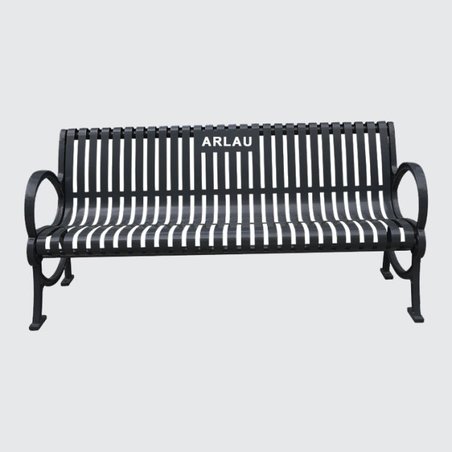 Cast Iron Park Bench – Heavy-Duty Outdoor Seating Arlau