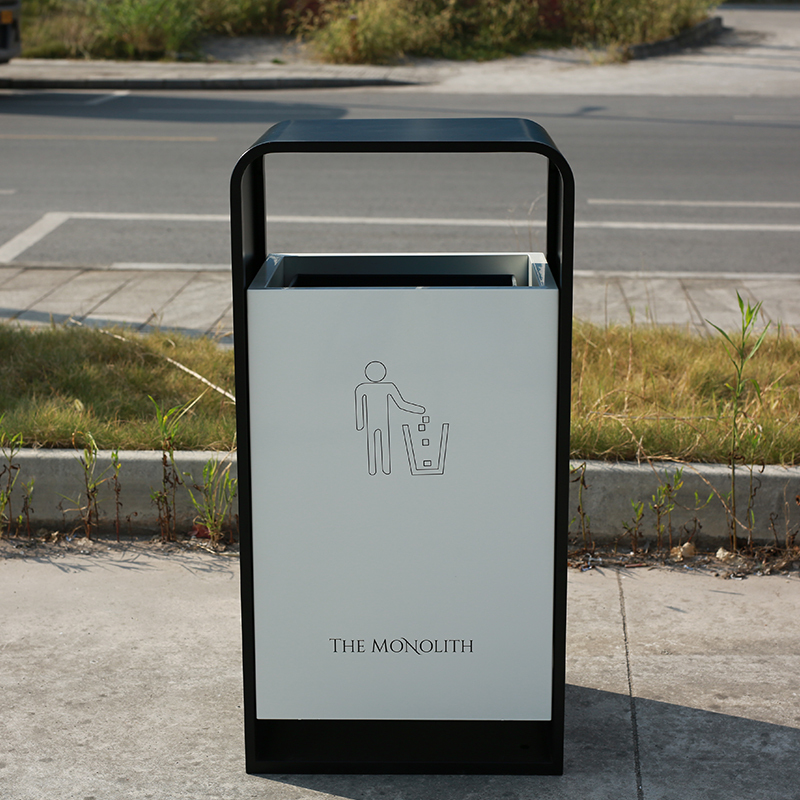 Industrial Outdoor Trash Can - Corrosion-Resistant Yalau