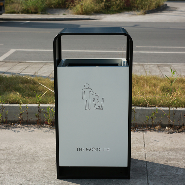 Industrial Outdoor Trash Can - Corrosion-Resistant Yalau