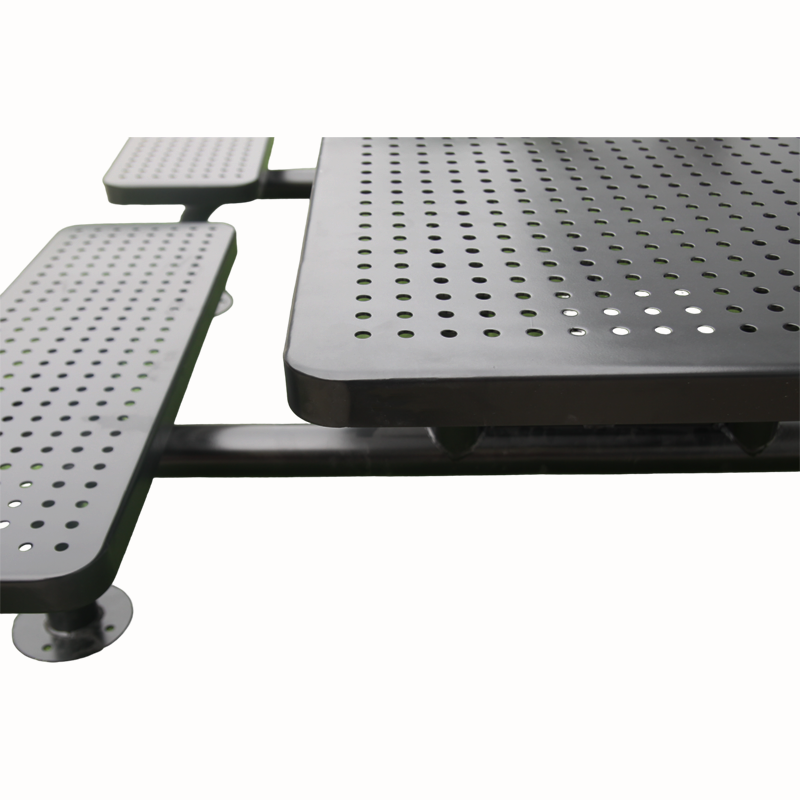 Heavy-Duty 8-Foot Picnic Table - Commercial Outdoor Bench Set