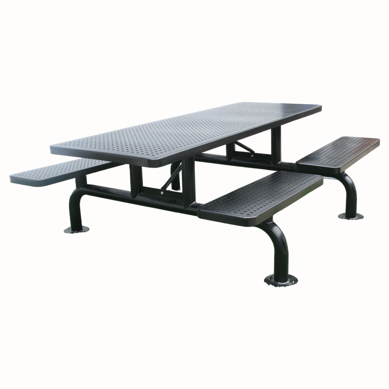 Heavy-Duty 8-Foot Picnic Table - Commercial Outdoor Bench Set