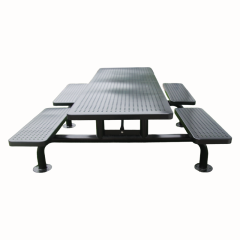 Heavy-Duty 8-Foot Picnic Table - Commercial Outdoor Bench Set