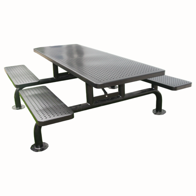 Heavy-Duty 8-Foot Picnic Table - Commercial Outdoor Bench Set