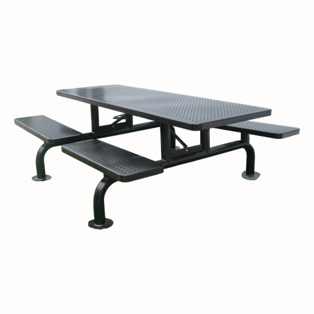 Heavy-Duty 8-Foot Picnic Table - Commercial Outdoor Bench Set