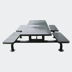 Heavy-Duty 8-Foot Picnic Table - Commercial Outdoor Bench Set
