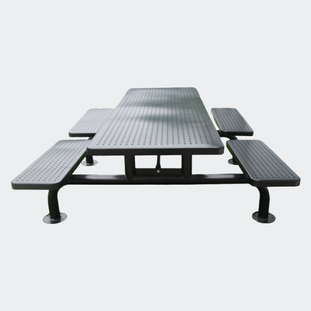 Heavy-Duty 8-Foot Picnic Table - Commercial Outdoor Bench Set