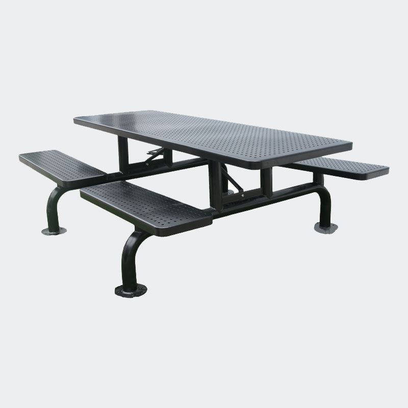 Heavy-Duty 8-Foot Picnic Table - Commercial Outdoor Bench Set