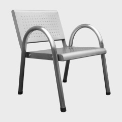 304 Stainless Steel Public Lounge Chair - yalau
