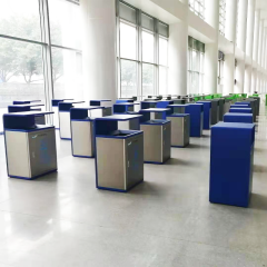 Recyclables Collection Bin - Stainless Steel Outdoor Bin by Arlau