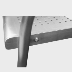 304 Stainless Steel Public Lounge Chair - yalau