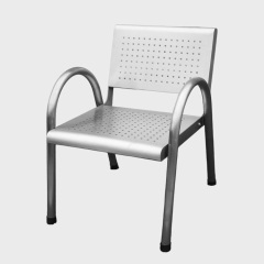 304 Stainless Steel Public Lounge Chair - yalau