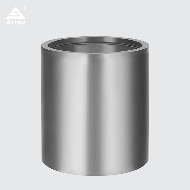 Cylindrical Stainless Steel Planter for Outdoor and Commercial Use