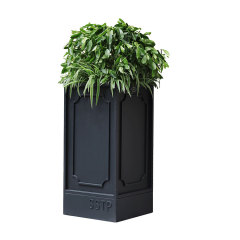 Square Stainless Steel Outdoor Planter Box - Custom Sizes - yalau