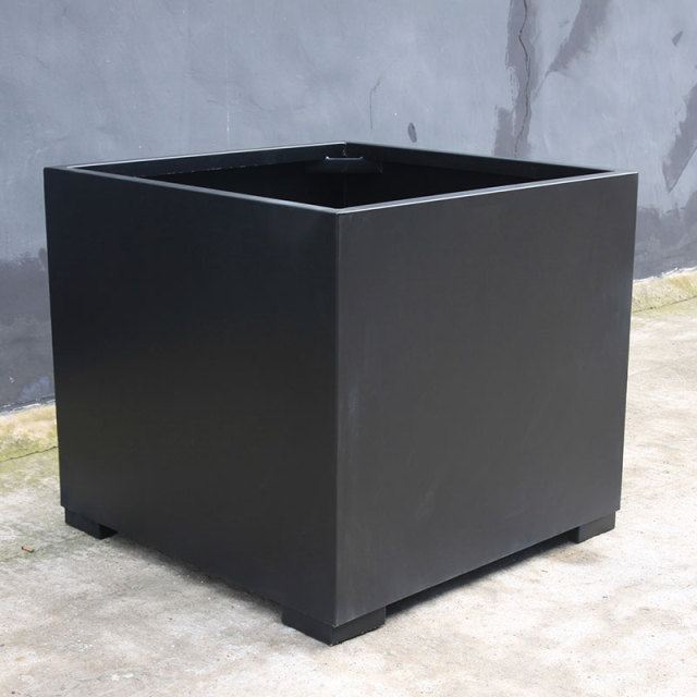 Black Metal Planter Box - Custom Sizes Stainless Steel