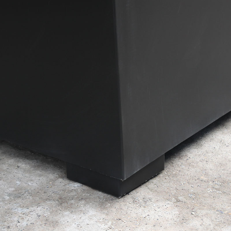Black Metal Planter Box - Custom Sizes Stainless Steel