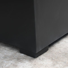 Black Metal Planter Box - Custom Sizes Stainless Steel