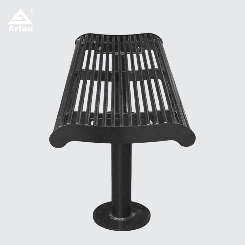 Galvanized Patio Bench - Powder Coated Commercial Seating