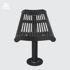 Galvanized Patio Bench - Powder Coated Commercial Seating