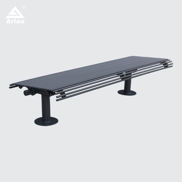 Yalau Galvanized Steel Bench - 1.8m Outdoor Park Bench Seating
