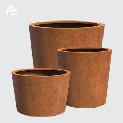 Steel Conical Planter for Outdoor Landscape Design Arlau