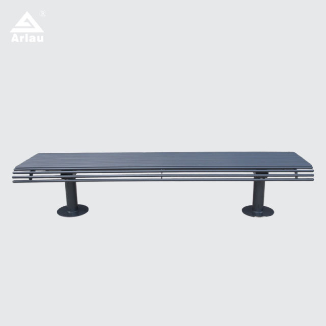 Yalau Galvanized Steel Bench - 1.8m Outdoor Park Bench Seating