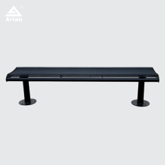 Galvanized Patio Bench - Powder Coated Commercial Seating