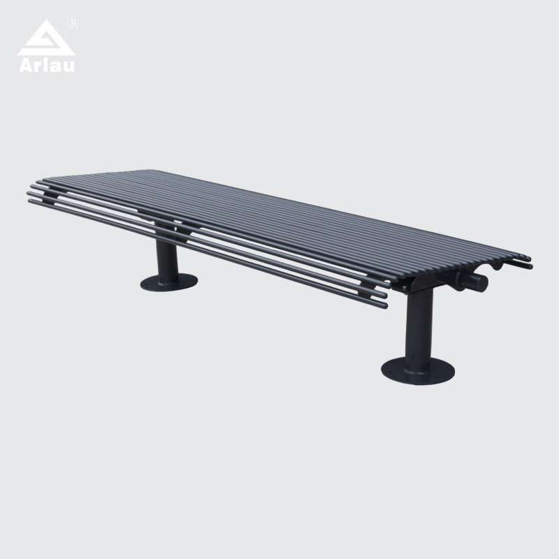 Yalau Galvanized Steel Bench - 1.8m Outdoor Park Bench Seating
