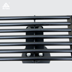 Galvanized Patio Bench - Powder Coated Commercial Seating